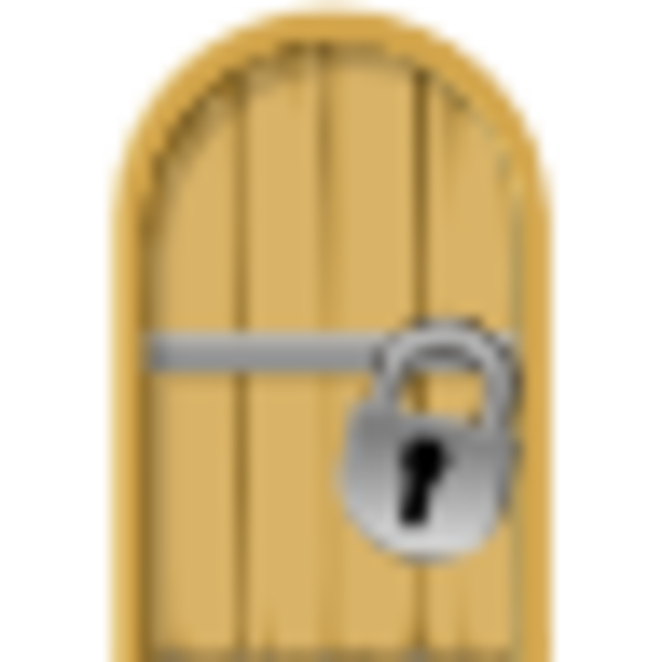 Locked Cell Door Icon | Free Images at Clker.com - vector clip art ...