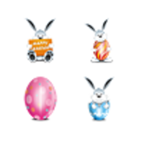 Easter Icons Set 4x32 Preview Image
