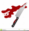Free Clipart Bloody Knife Image