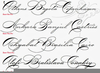 Fancy Cursive Alphabets Image