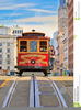 San Francisco Cable Car Clipart Image