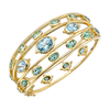 Temple St Clair Mermaid Cuff Bracelet Tourmaline Aquamarine Image