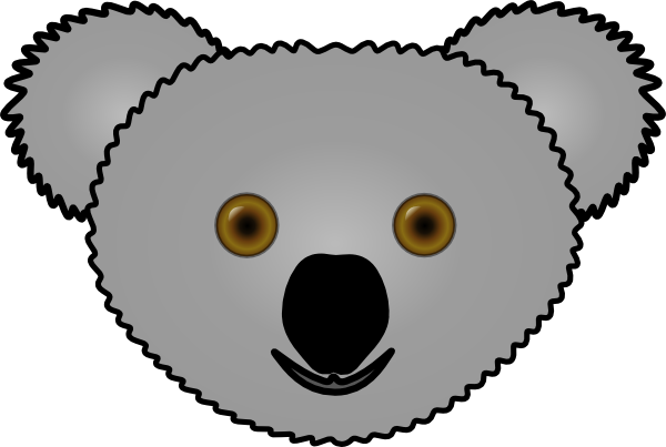 Koala Clip Art at Clker.com - vector clip art online, royalty free
