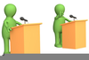 Podium Image Clipart Image