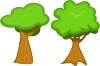 Soft Trees Clip Art