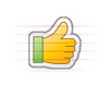 Origami Thumb Up Image