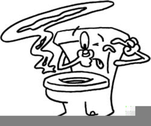 Smelly Toilet Clipart Image
