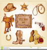 Free Western Theme Clipart Image