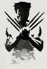 Wolverine Poser Clip Art