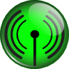 Glassy Wifi Symbol Clip Art