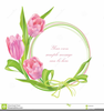 Bouquet Of Tulips Clipart Image