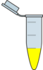 Yellow Tube Open Clip Art