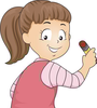 Pencil Writing Clipart Image