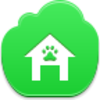 Free Green Cloud Doghouse Image