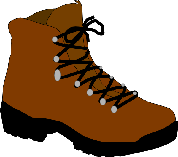 Hiking Boot Clip Art at Clker.com - vector clip art online, royalty