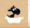 Free Clipart Dog Bath Image