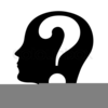 Front Mind Head Clipart Image