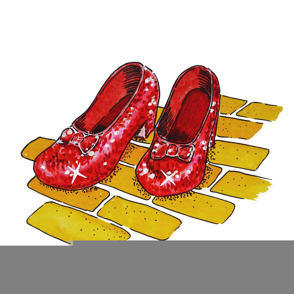 ruby slippers clip art