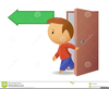 Running Out The Door Clipart Image