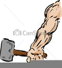 Arm And Hammer Clipart Image