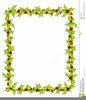 Holly Berry Borders Clipart Image