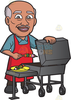 Man Resting Clipart Image