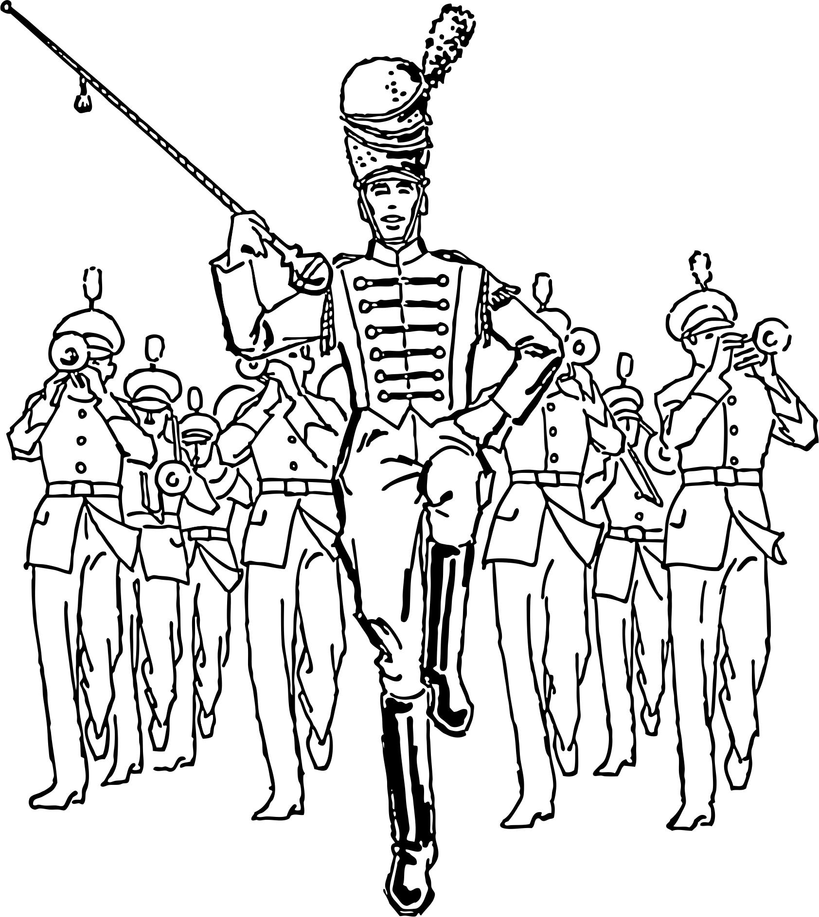 Drum Major Free Images At Clkercom Vector Clip Art Online Royalty.