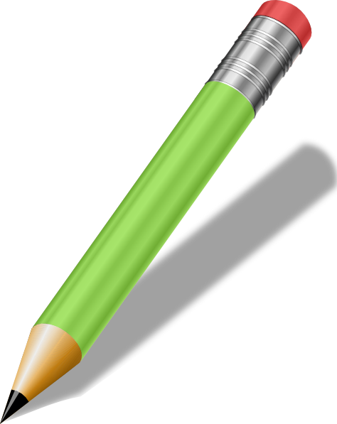 green pencil clipart - photo #26