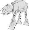 Space Camel Tank Clip Art