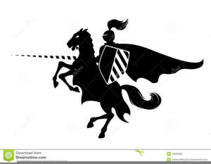 Horse And Knight Clipart Image