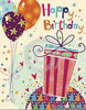 Happy Birthday Card Clipart Image