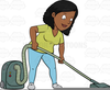 Cartoon Vacuum Cleaner Clipart Image