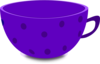 Purple Tea Cup Clip Art