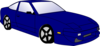 Car Blue Ricky Clip Art