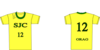 Yellow Plain Shirt Template Clip Art