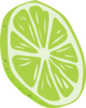 Big Slice Of Lime Clip Art