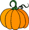 Pumpkin (without Bee) Clip Art