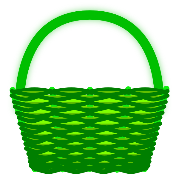 Green Basket Clip Art At Clkercom Vector Online Royalty.
