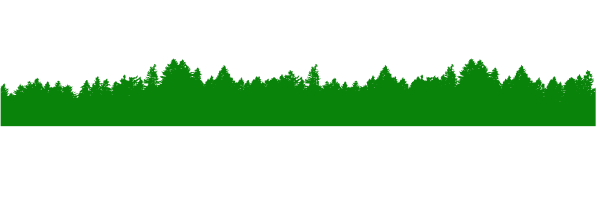 Green Treeline Over White Background Clip Art at Clker.com - vector