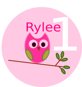 Rylee 1st Birthday Clip Art at Clker.com - vector clip art online ...