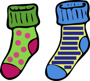 Socks2 Clip Art at Clker.com - vector clip art online, royalty free ...