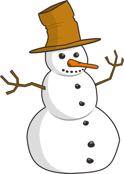 Snowman Clip Art at Clker.com - vector clip art online, royalty free ...