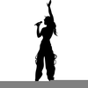 Woman Singing Vector Image