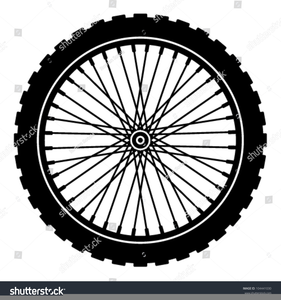 Bicycle Wheel Clipart Image