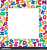 Elementary Alphabet Clipart Image