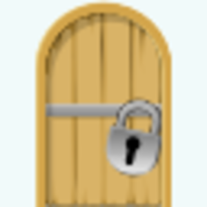 Locked Cell Door Icon Image