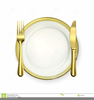 Free Plate Setting Clipart Image