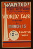 Wanted! 10,000 Guest Homes, 1000 Furnished Houses For World S Fair Visitors By March 15  / G.w. Clip Art