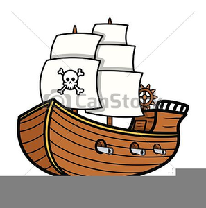 Free Pirate Ship Clipart Image