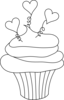 Heart Cupcake Image